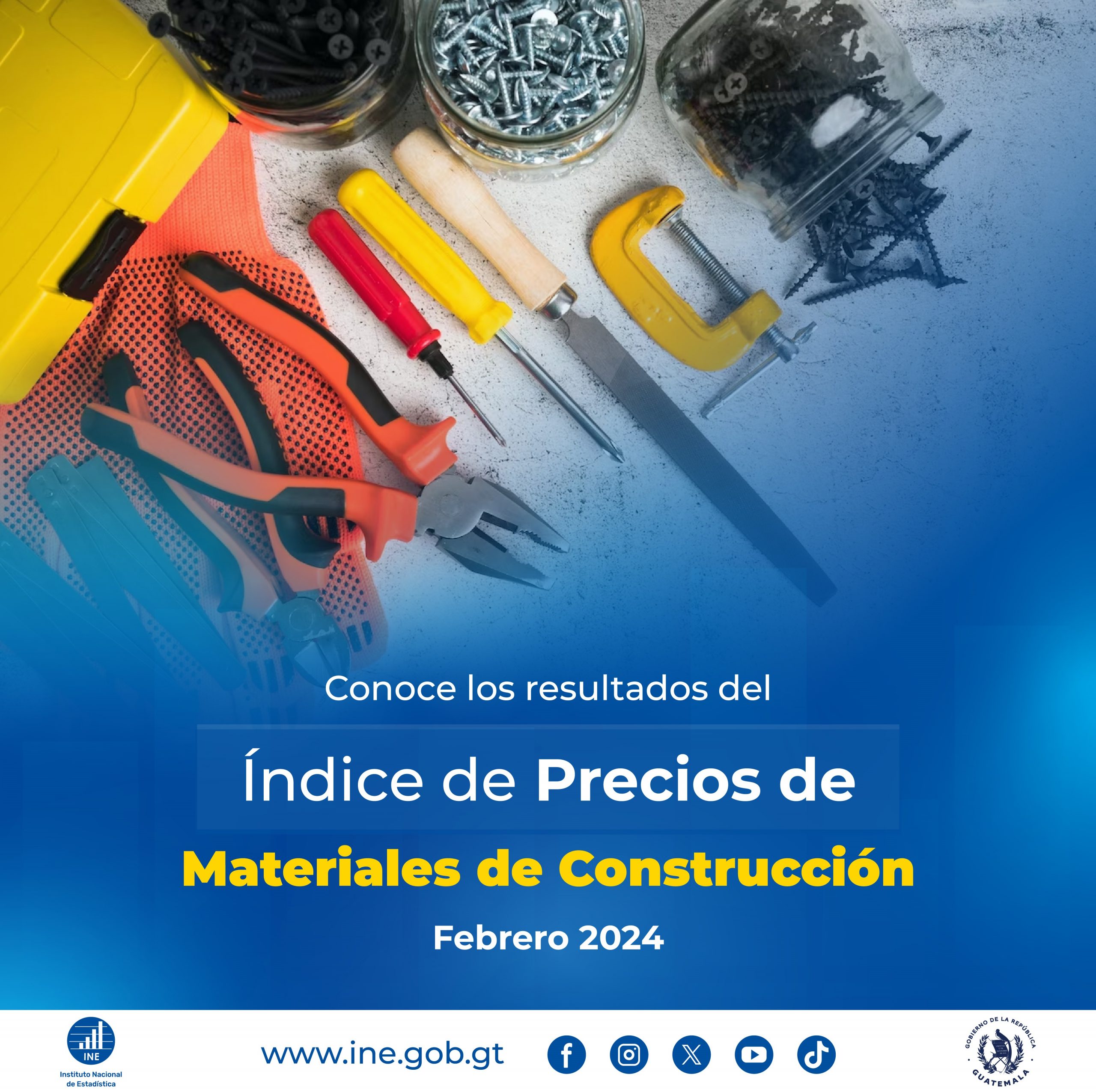 Resultados de los Índices de Precios de Materiales de Construcción (IPMC), correspondientes a febrero 2024