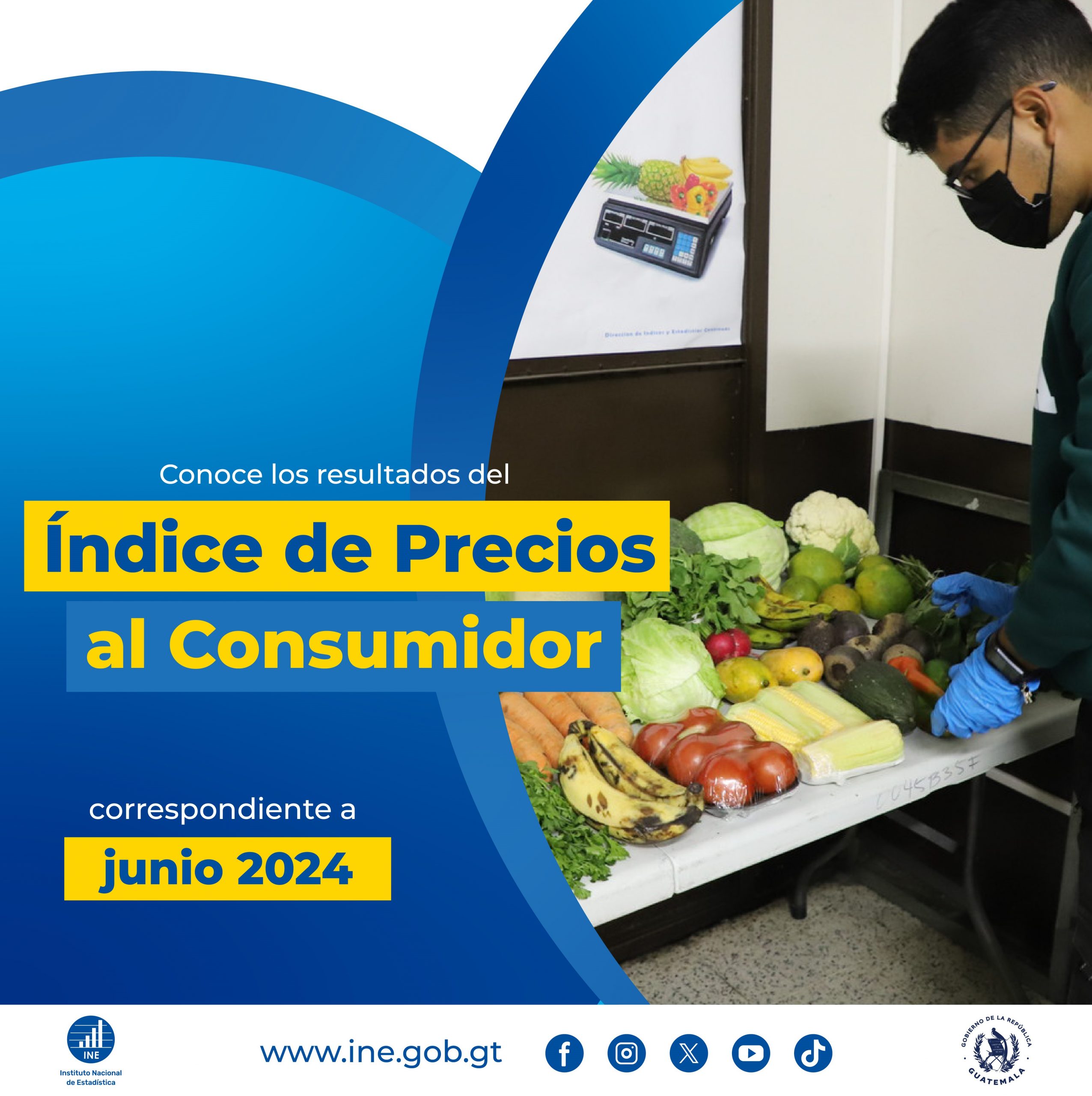INE presenta resultados del Índice de Precios al Consumidor correspondiente a junio 2024.