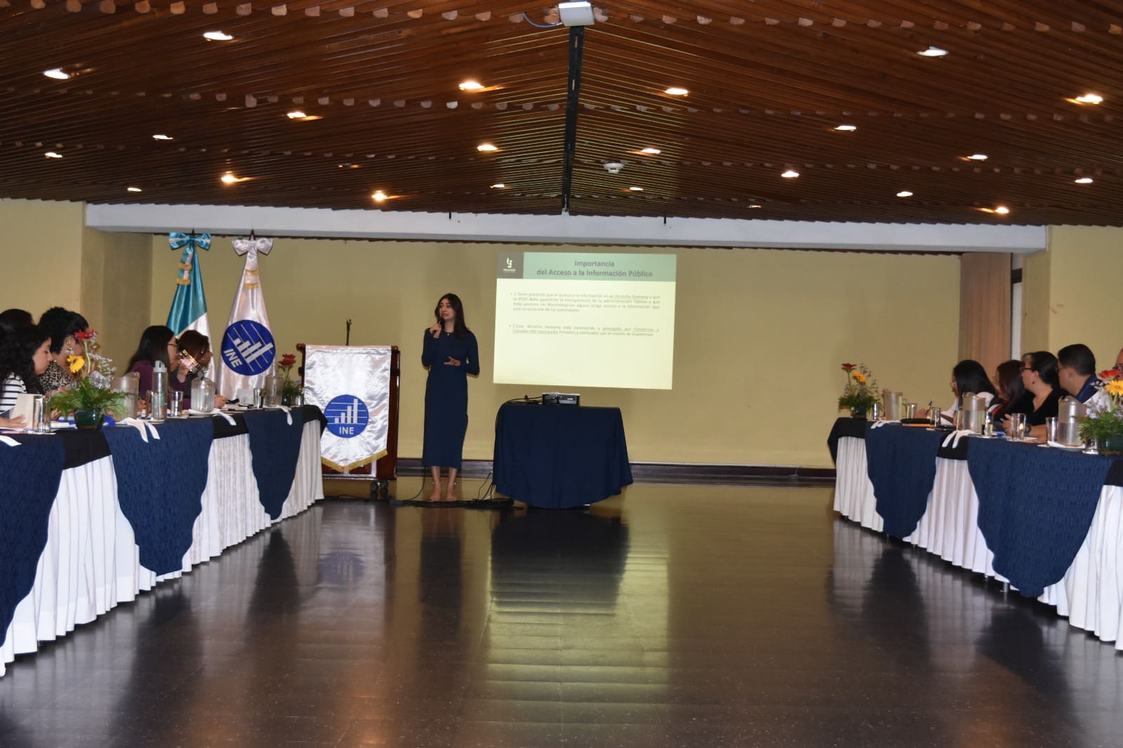 INE recibe capacitación sobre la Ley de Acceso a la Información Pública